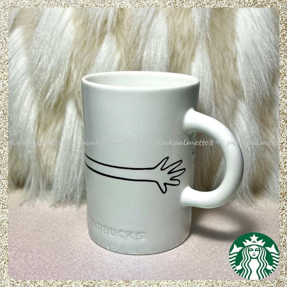 💚🤍 NWT 2026 Starbucks 'Coffee For All' 16oz Ceramic "Hug Mug"
